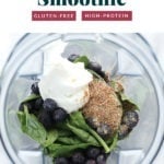 Blueberry Flax Superfood Smoothie