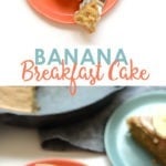 A mouthwatering breakfast cake adorned with juicy blueberries, served on a plate.