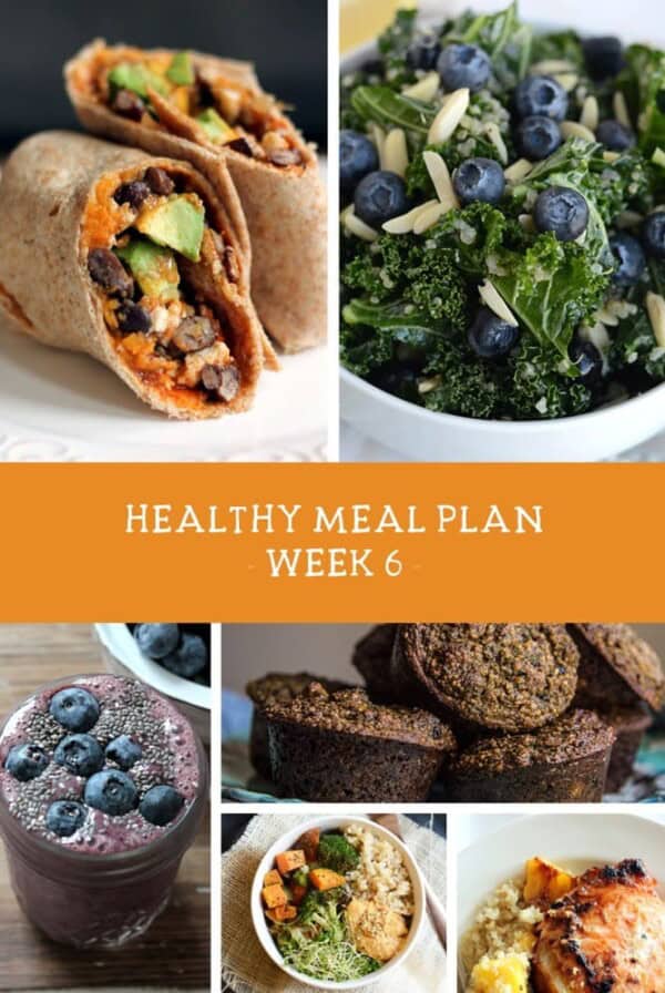 Healthy meal plan for the Summer SWEAT Series.