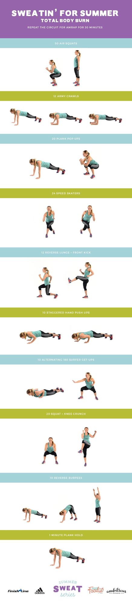 Sweatin' For Summer Total Body Burn - 2016 Summer Sweat Series