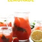 strawberry basil lemonade