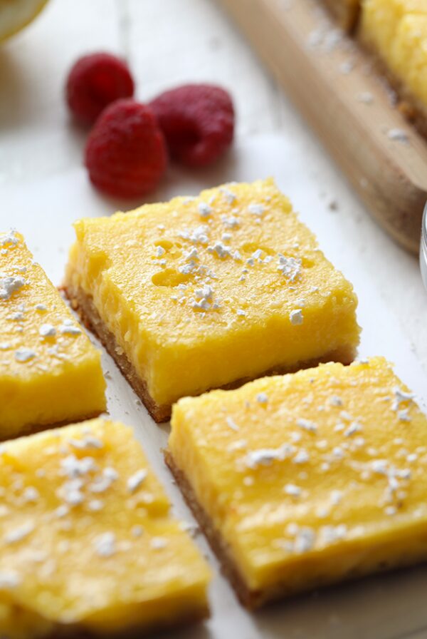 4 gluten free lemon bars