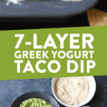 healthy taco dip