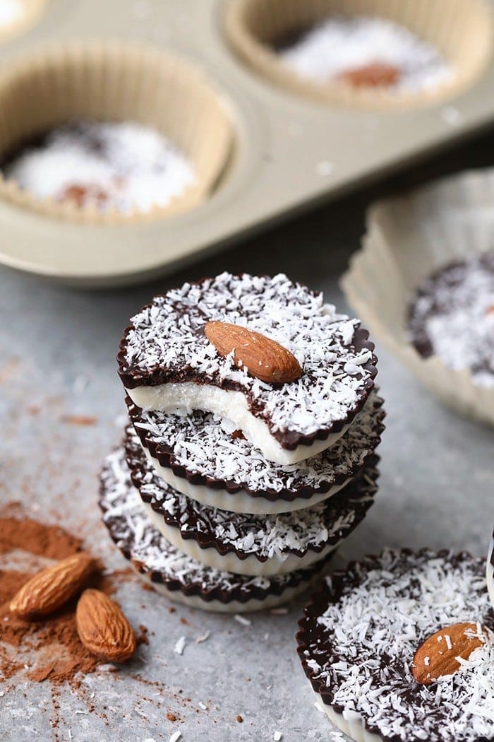 almond joy coconut butter cups