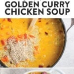 Golden soup.