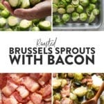 roasted brussel sprouts with bacon