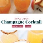 apple cider mimosa