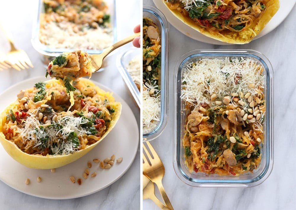 stuffed spaghetti squash