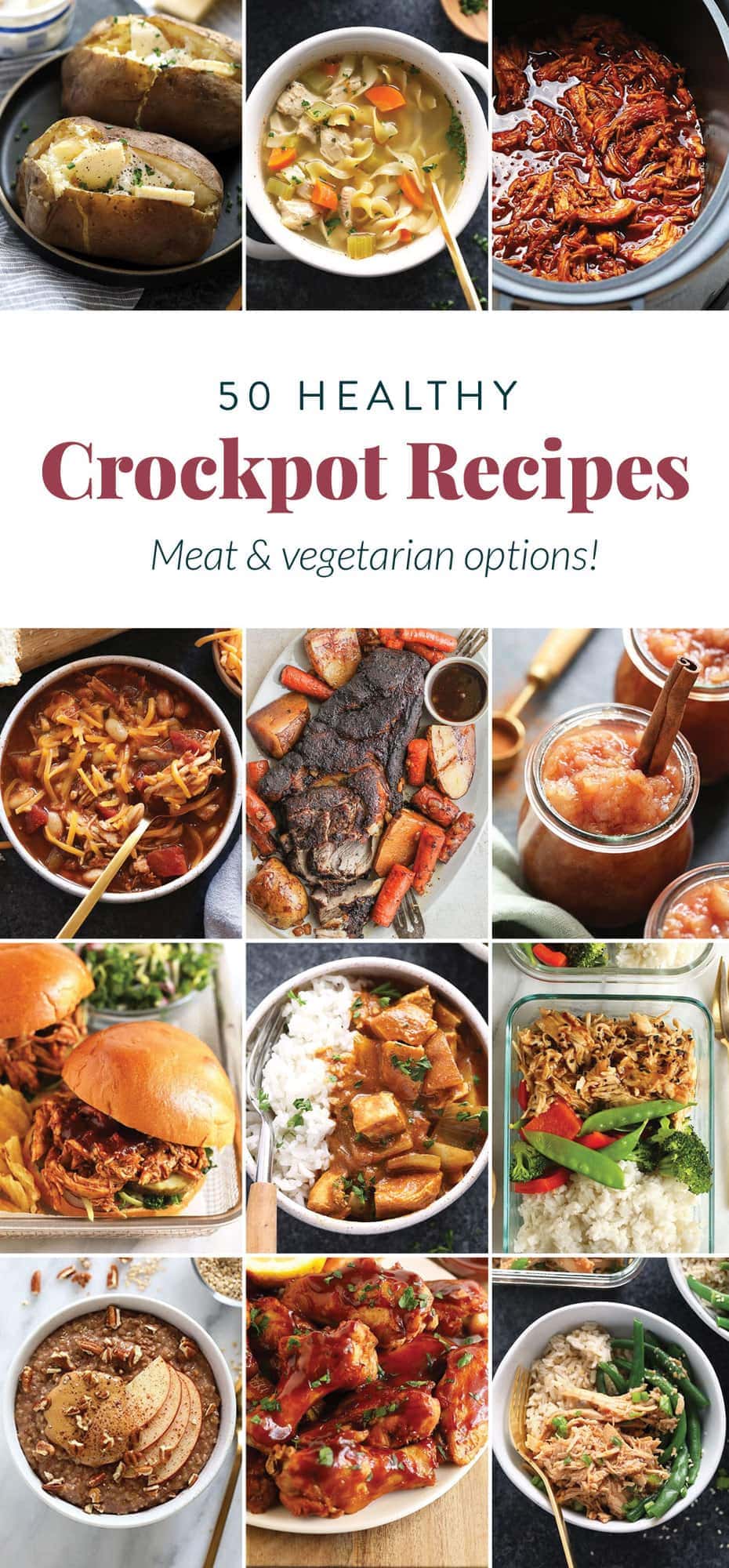 Crockpot season is here and it's time to start making all of your favorite healthy slow crockpot recipes! crockpot recipes