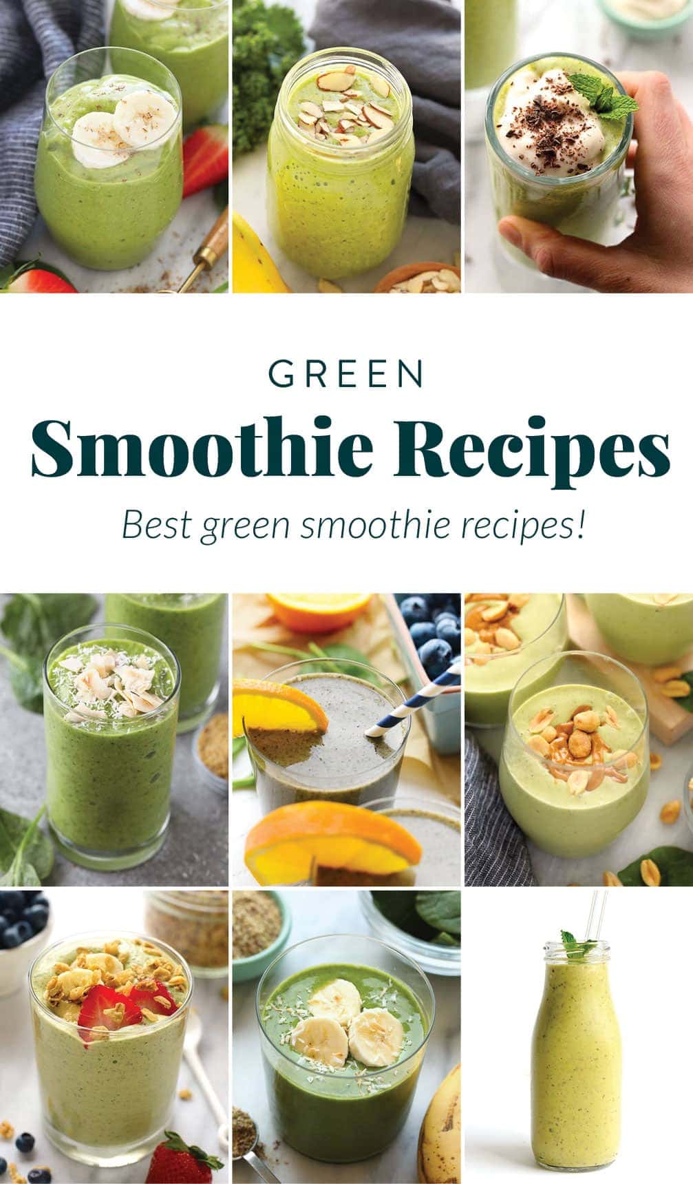 Make a green smoothie recipe for a nutrient-dense breakfast or snack that's packed with real food and GREENS! green smoothies.