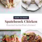 Guide to making spatchcock chicken.