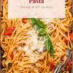 Baked Pasta in a pan