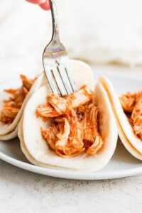 Chicken tinga tacos