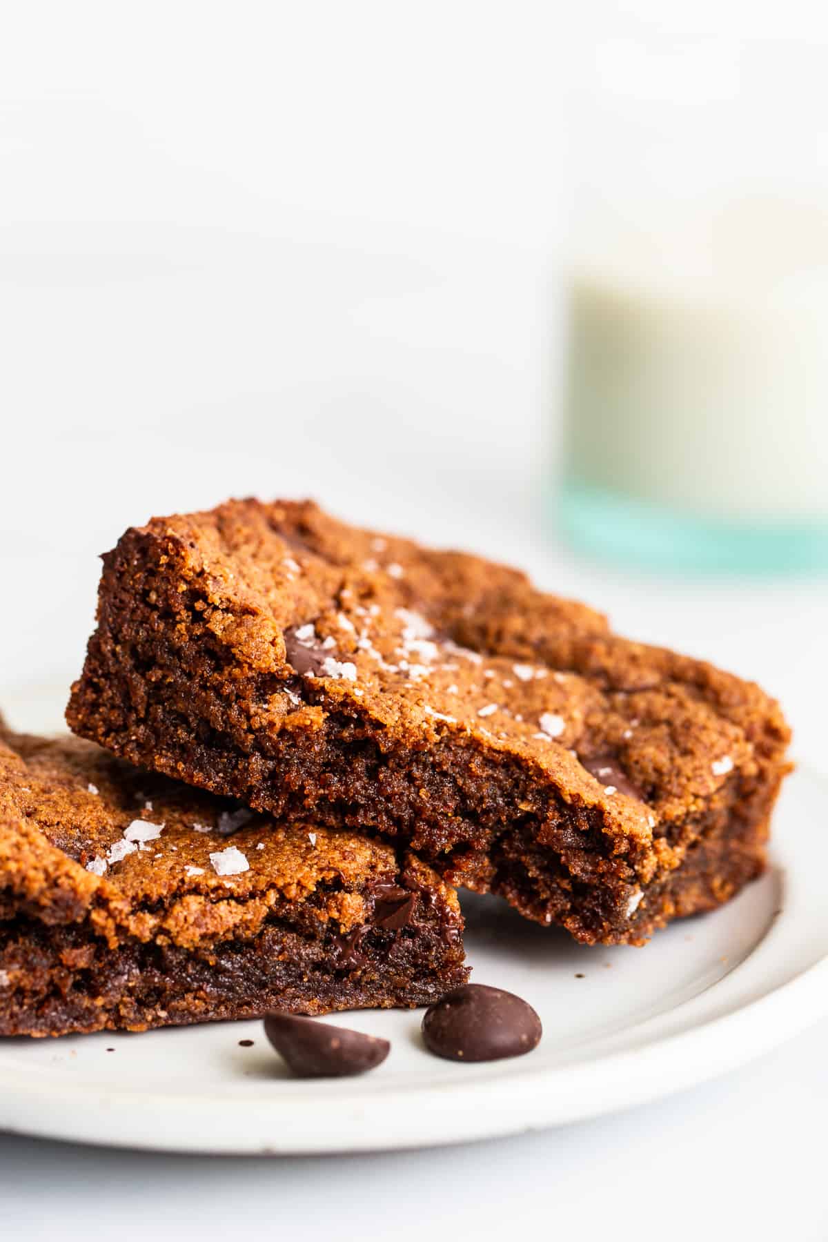 cookie bar recipe on plate.