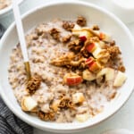 Apple cinnamon oatmeal.