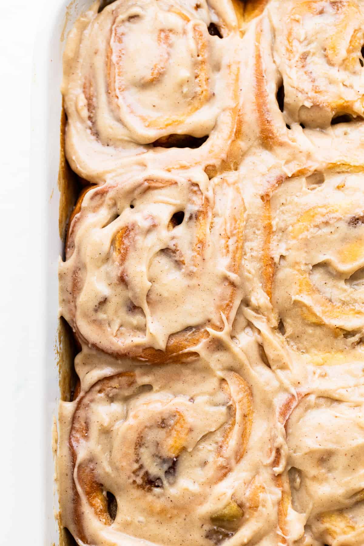 The apple cinnamon rolls with brown butter cream cheese frosting are the ultimate fall treat! We're also sharing how to prepare them the night before and bake in the morning. Apple cinnamon rolls with brown butter cream cheese frosting.