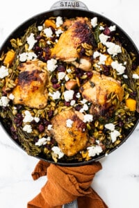 Harvest chicken skillet baked and finished.