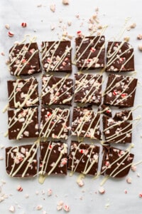 Finished freezer fudge.