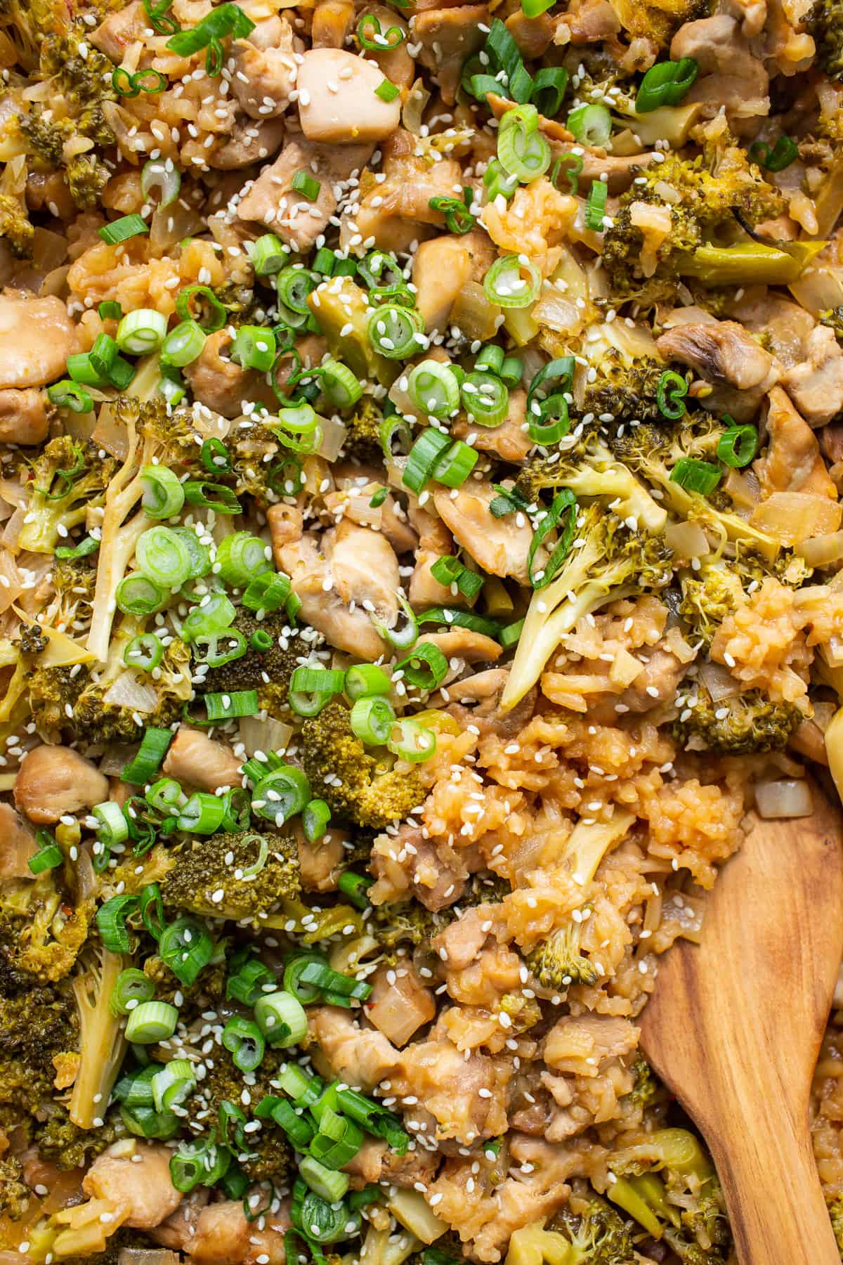 This Orange Chicken Casserole combines a classic takeout meal with easy at-home prep, made with just one dish! broccoli rice and chicken casserole.