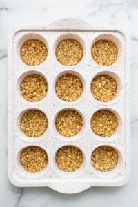 oatmeal layer in bowl.