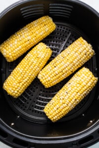 corn on the cob in an air fryer.