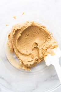 wet ingredients in bowl.