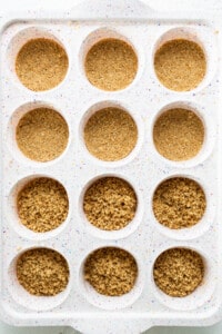 A tray filled with a mixture of brown sugar and granulated sugar.