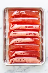 wine pops on baking sheet.