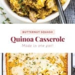 Butternut squash quinoa gryte.